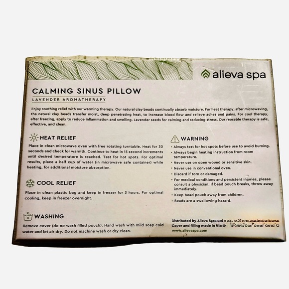Calming Sinus Pillow Lavender Aromatherapy - Picture 2 of 2